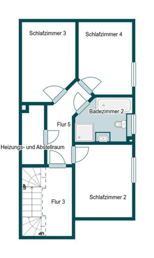 Grundriss Skizze 2. OG