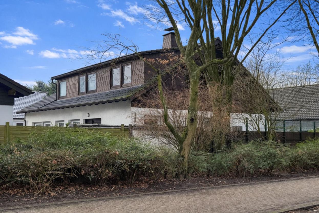 Rückansicht vom Park