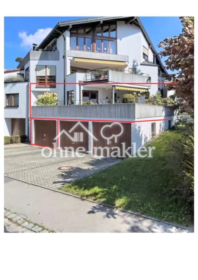 Außenansicht Wohnung / Garage