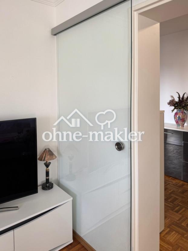 Vollglas-Schiebetüre