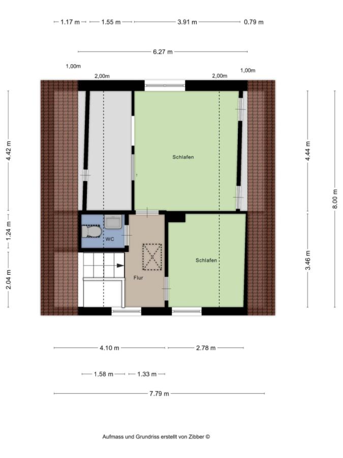 Grundriss Dachgeschoss Haus 2