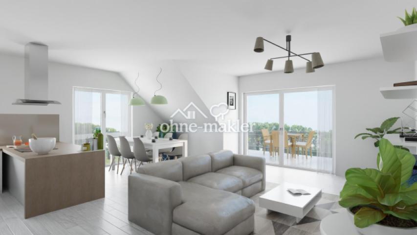 Visualisierung 1. DG Wohnen