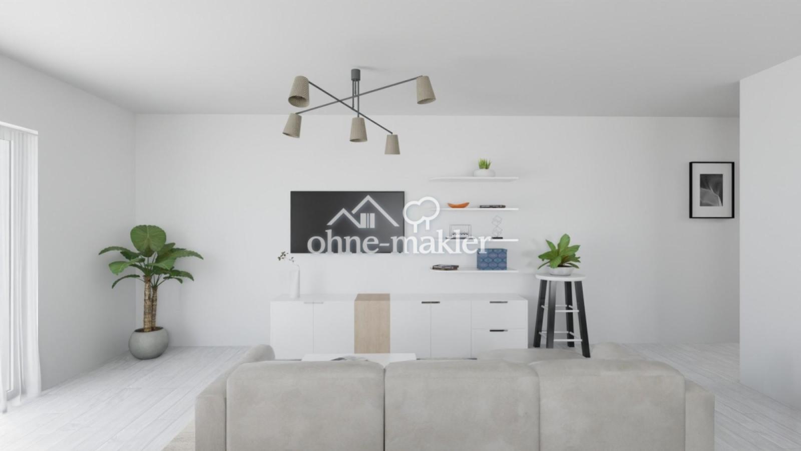 Visualisierung 1. DG Wohnen