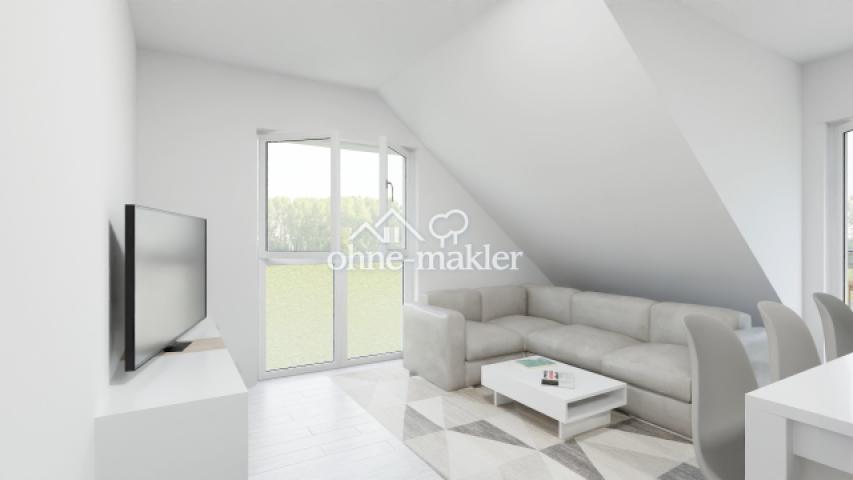 Visualisierung 1. DG Wohnen