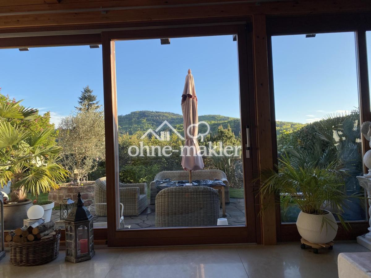 Blick auf Sonnenterrasse