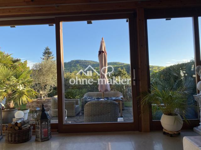 Blick auf Sonnenterrasse