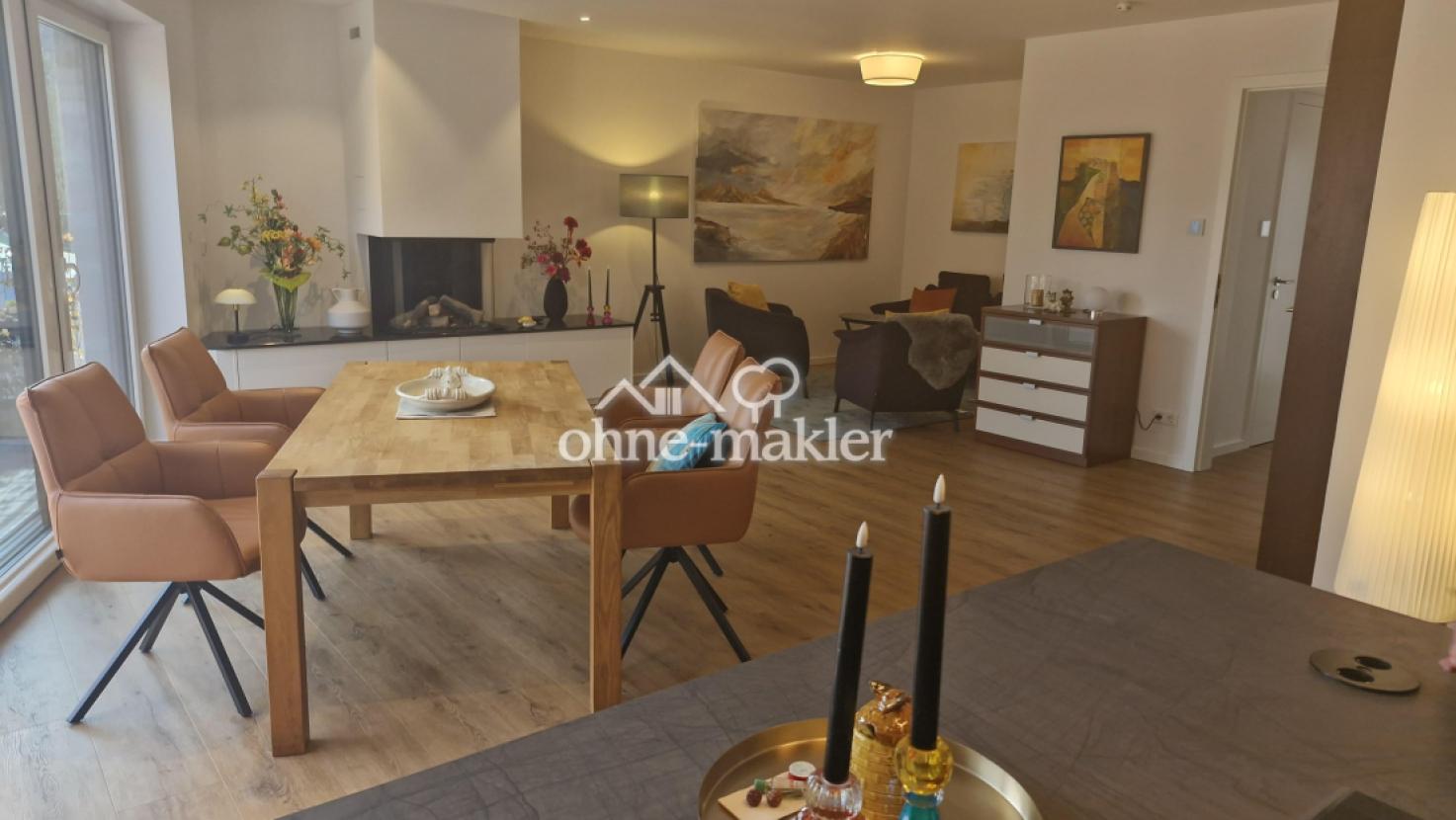 Blick in den Wohnbereich