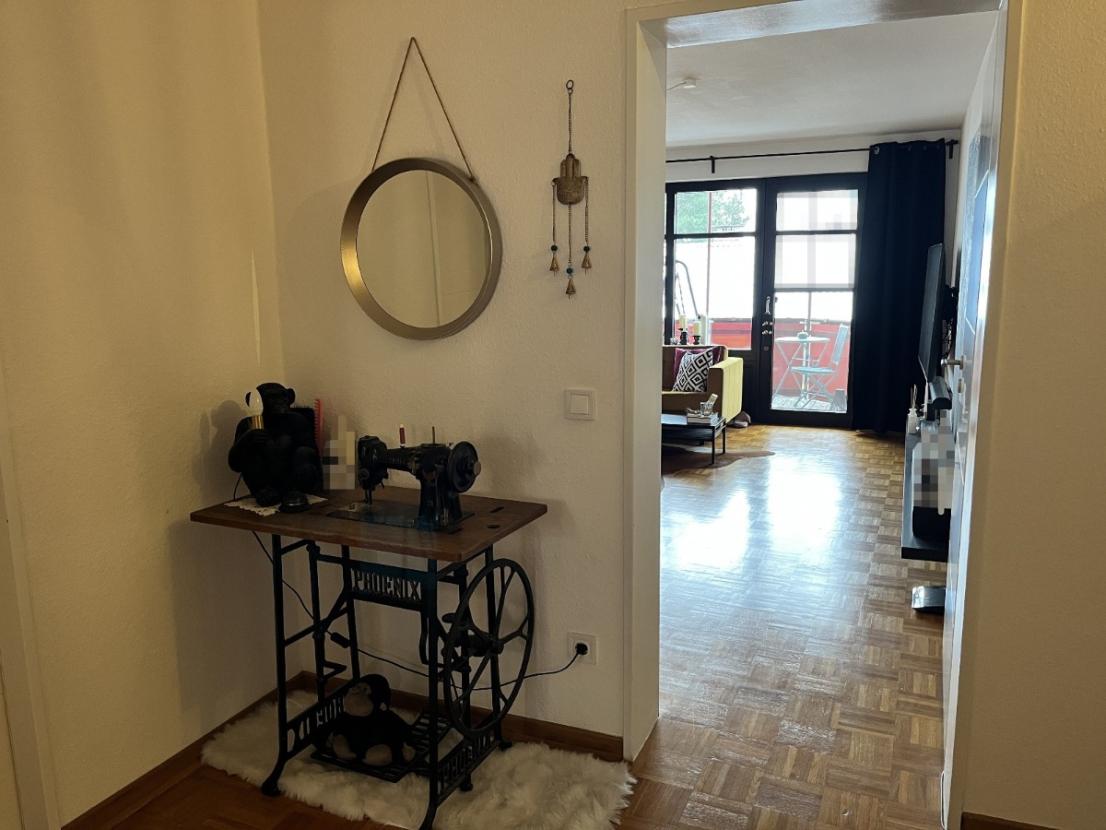 Blick in den Wohn-Essbereich