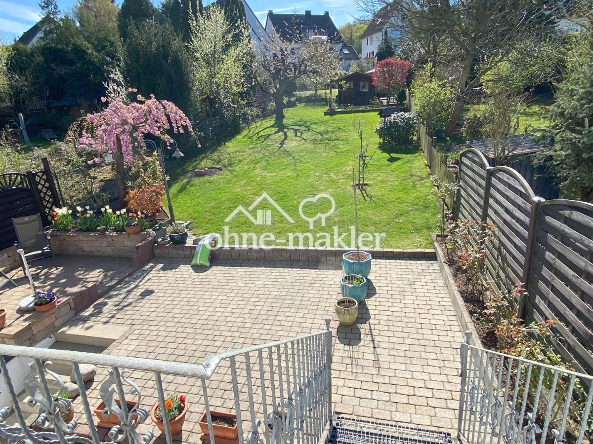 Blick vom OG in den Garten 