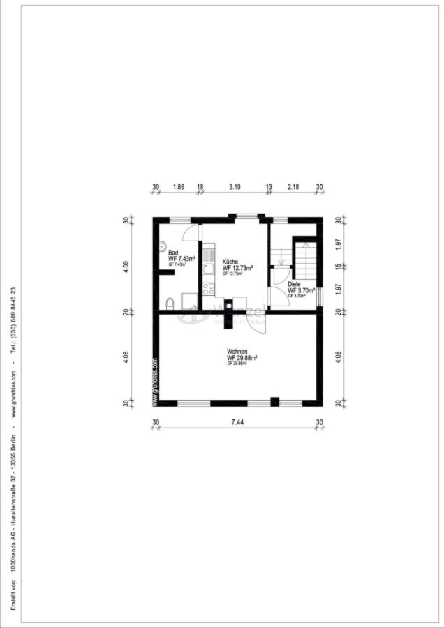 Grundriss 1. Obergeschoss