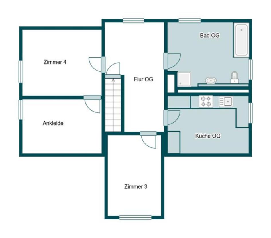 Grundriss Obergeschoss