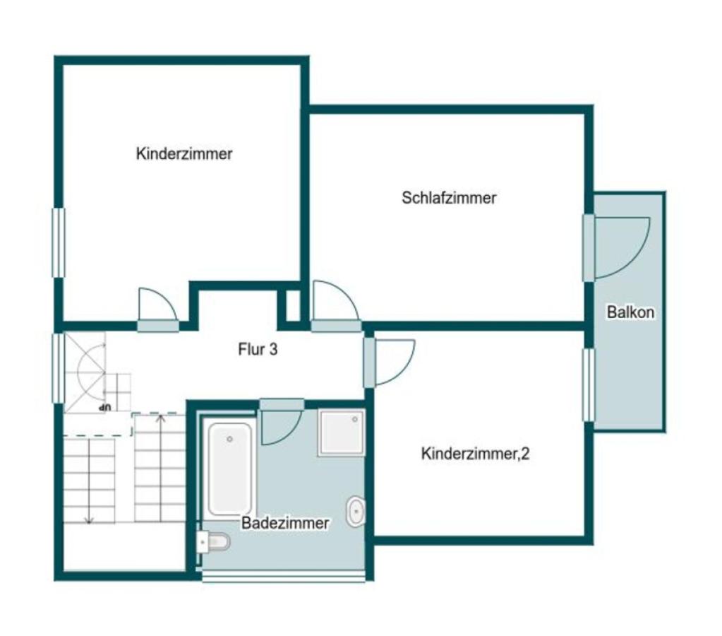 Grundriss Skizze 1.OG