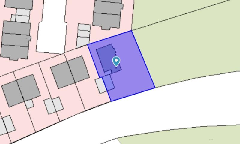 Auszug Lageplan Grundstück