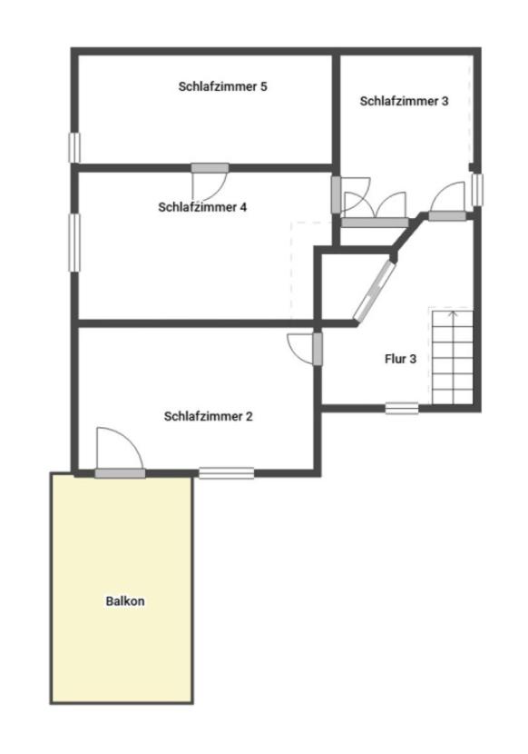 Grundriss Skizze 1.OG