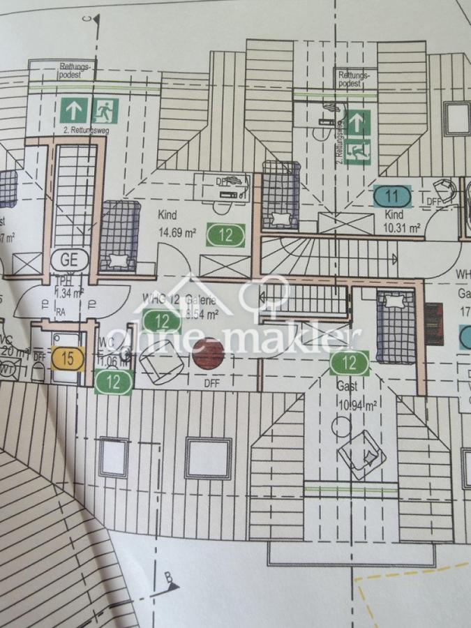 2.DG Gäste WC,Büroecke,2 xKiZI