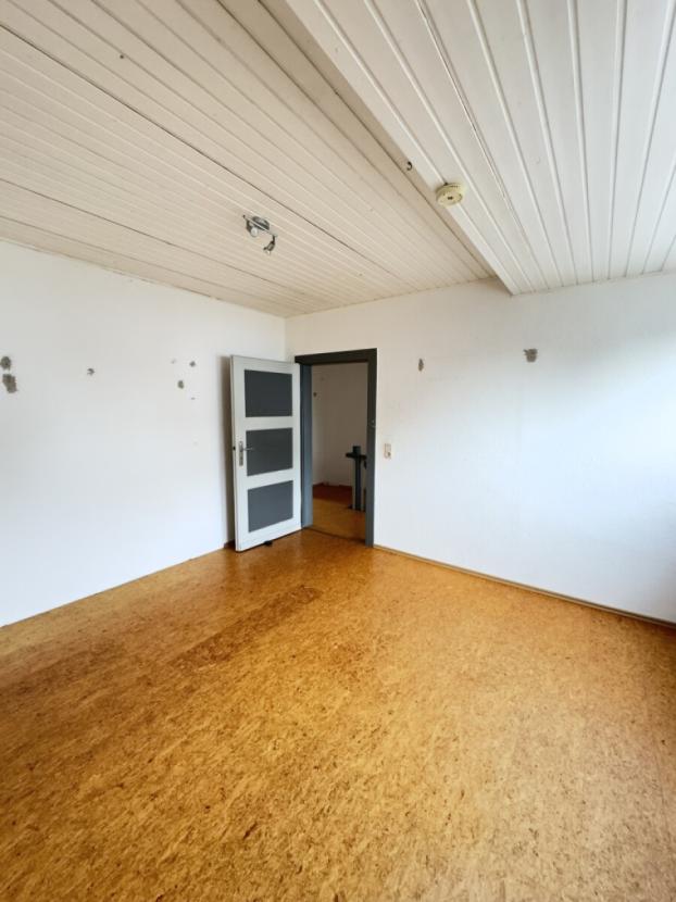 Blick ins Schlafzimmer