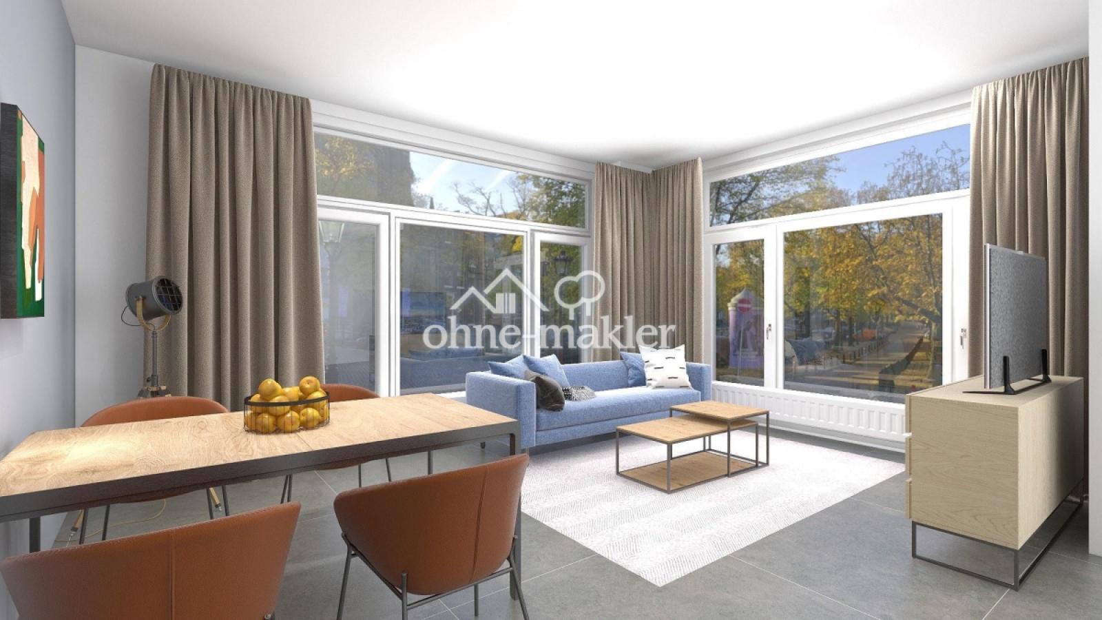 Gestaltbare Fensterfront