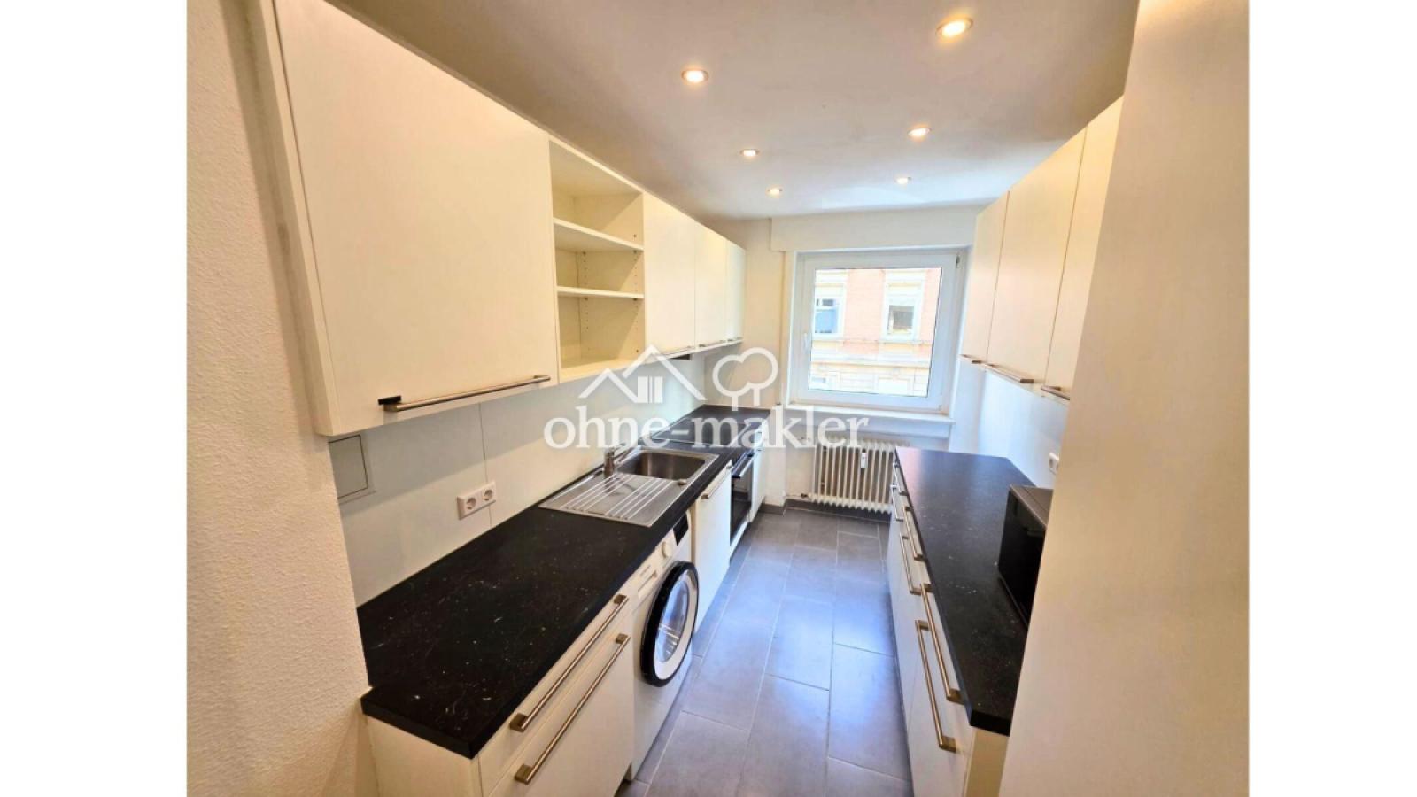 Waschmaschine in Küche