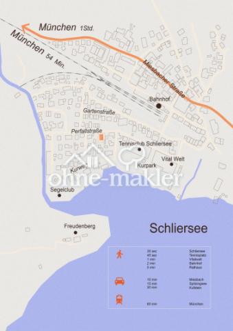 Karte Schliersee
