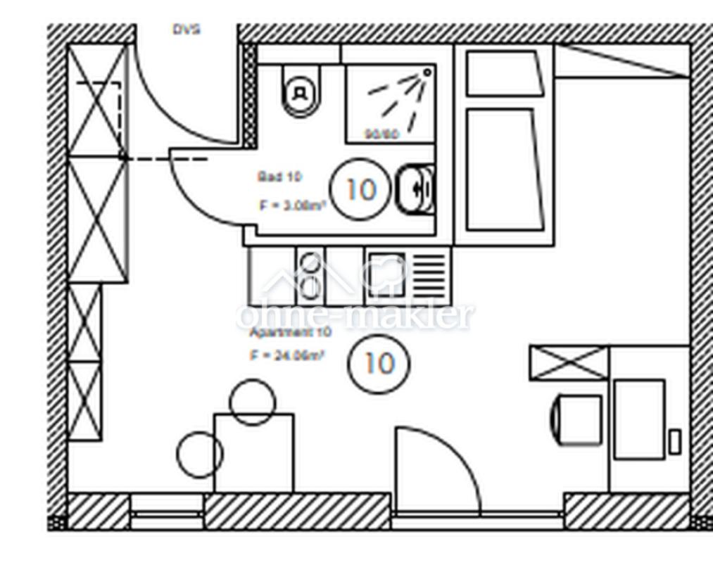 Grundriss Apartment Nr. 10