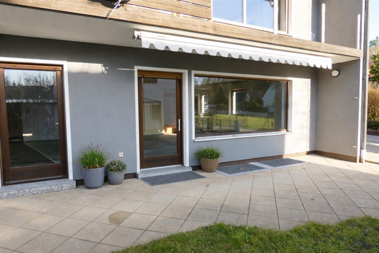 Ansicht auf die Terrasse