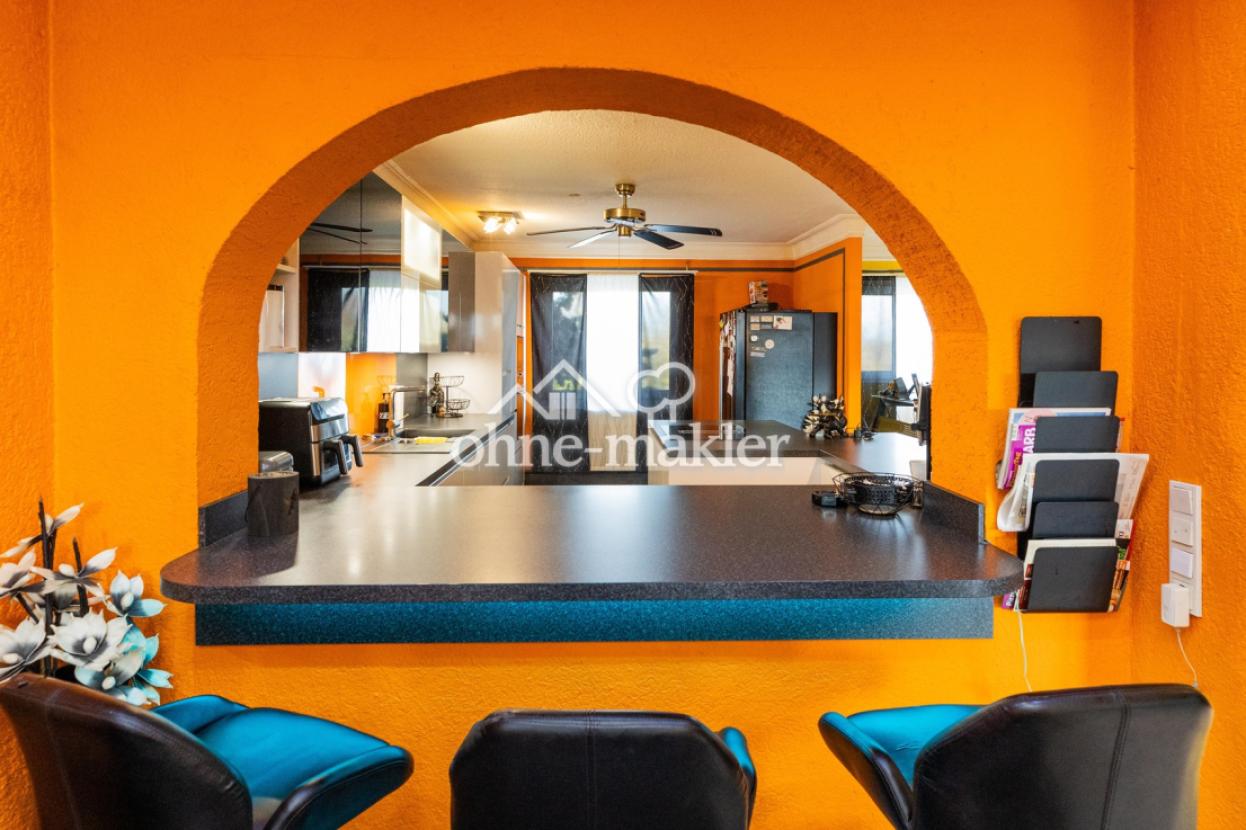 Esszimmer Tehke Blick in Küche