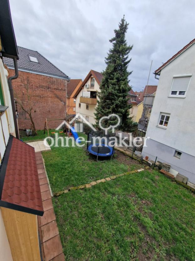 Gartenansicht von oben