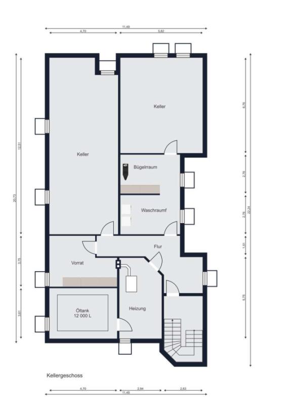 Grundriss Kellergeschoss