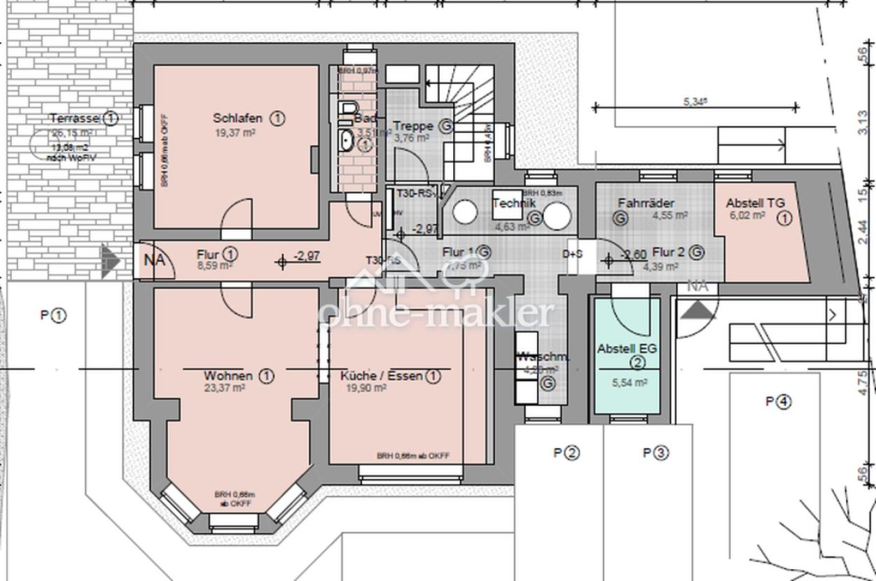Grundriss Terrassengeschoss