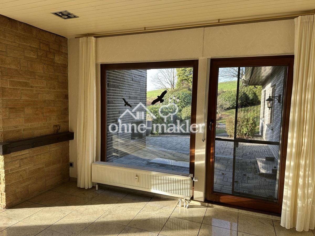 Blick Terrasse aus dem WZ