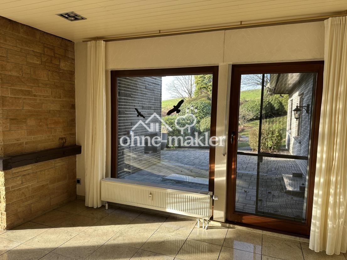 Blick Terrasse aus dem WZ