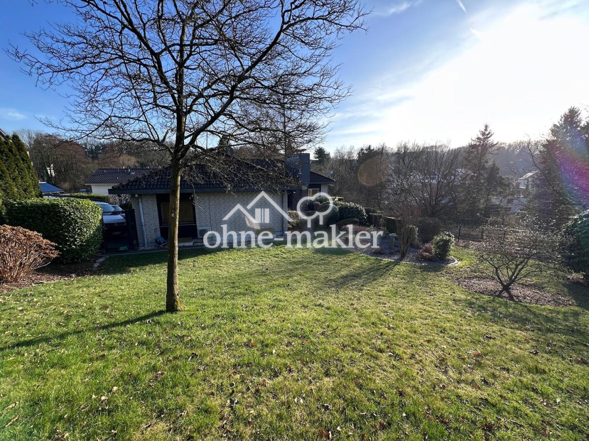 Garten-Blick auf das Haus