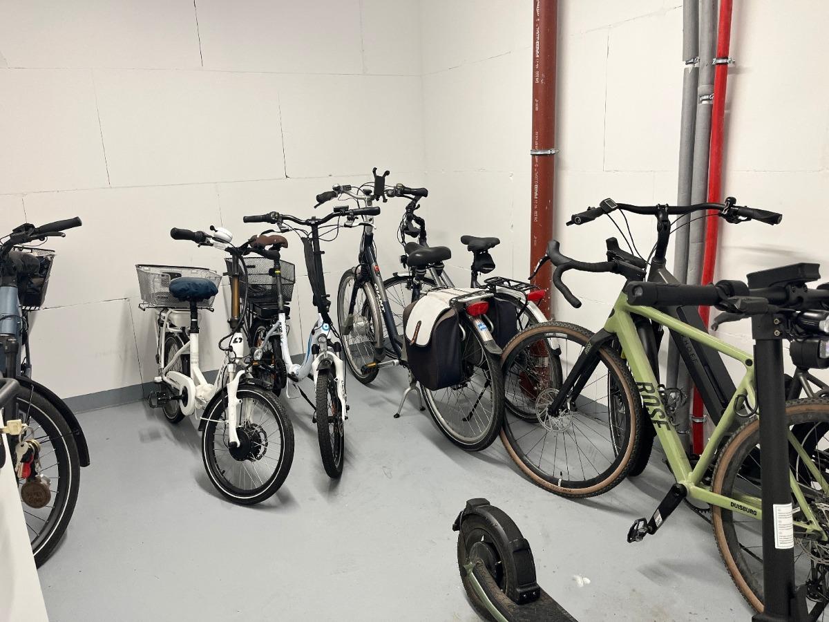 Fahrradraum im Erdgeschoss