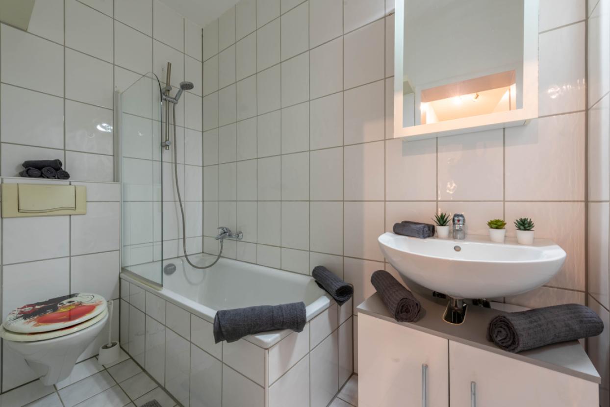 Ansicht Duschbadezimmer