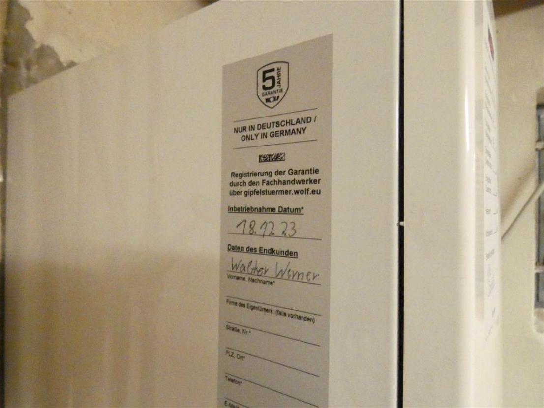 Heizung 2023 erneuert