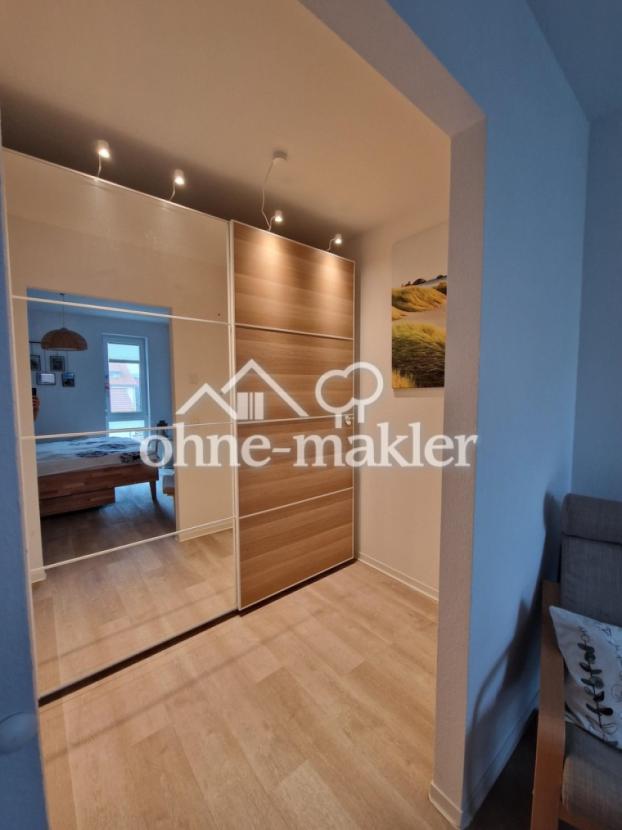 Ankleideraum am Schlafzimmer