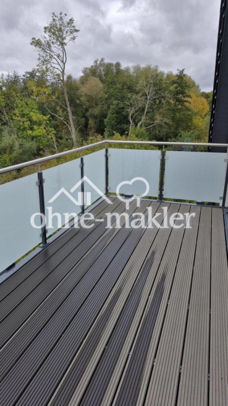 Balkonblick ins Grüne