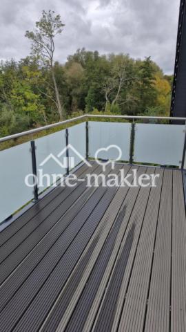 Balkonblick ins Grüne