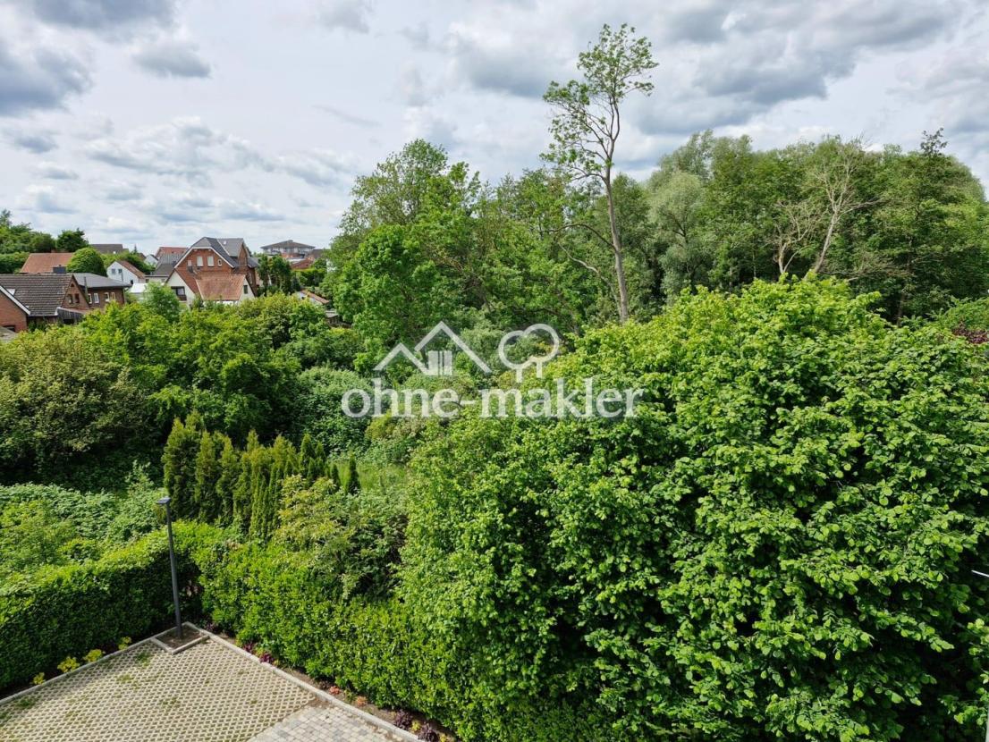 Balkonblick ins Grüne