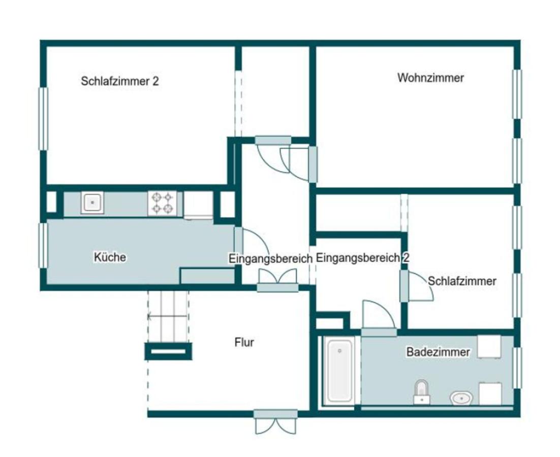 Grundriss Skizze  1.OG li