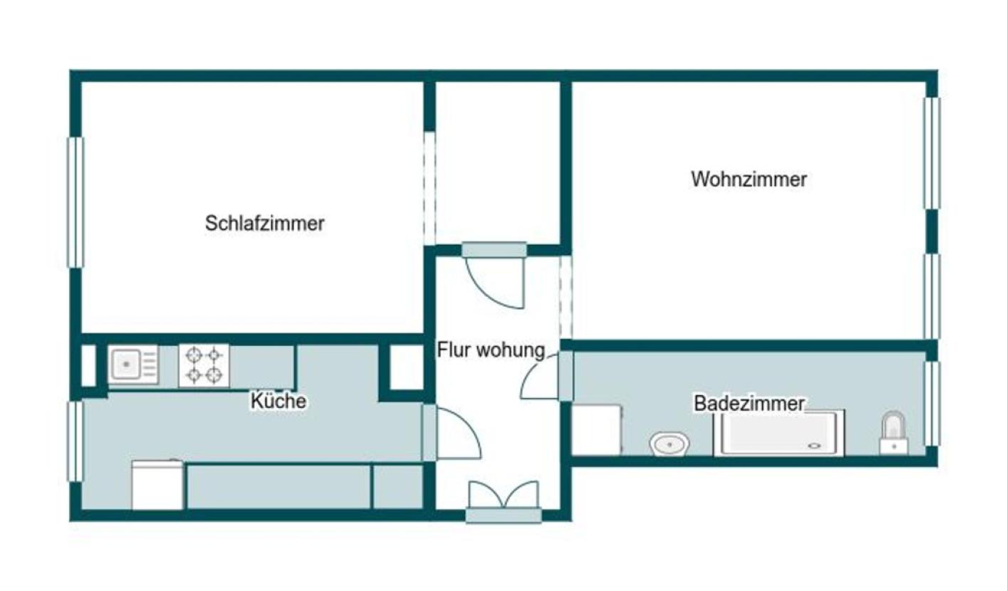 Grundriss Skizze 3.OG li