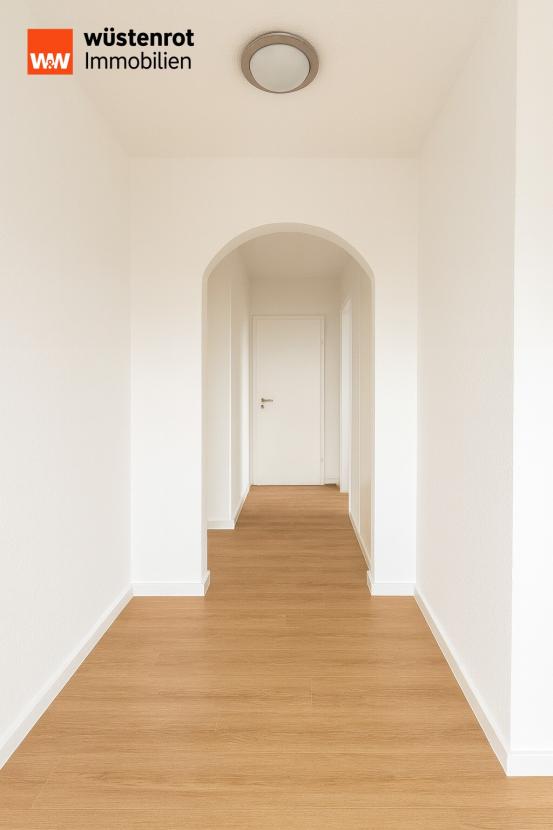 Visualisierung Flur  nach Sanierung