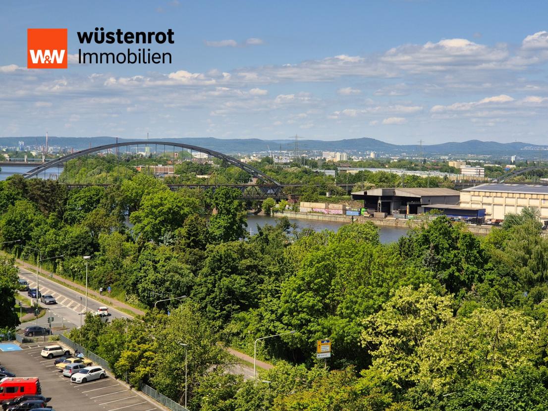 Visualisierung Ausblick vom Balkon