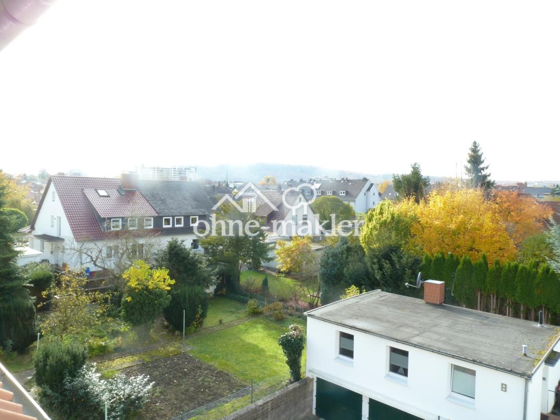 Blick aus dem Wohnzimmer