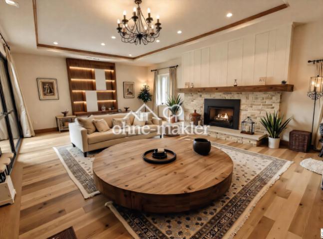 KI -Visualisierung Wohnzimmer