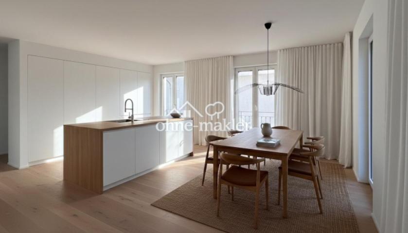 Visualisierung Küche u. Wohnen