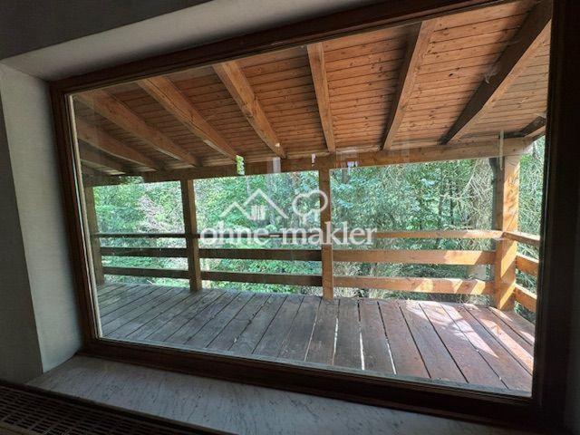 Blick auf dem Balkon