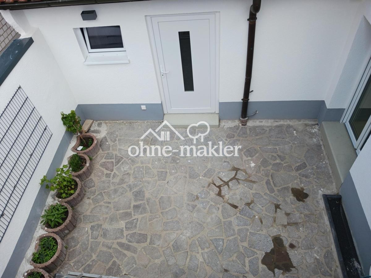 Terrasse im Erdgeschoss