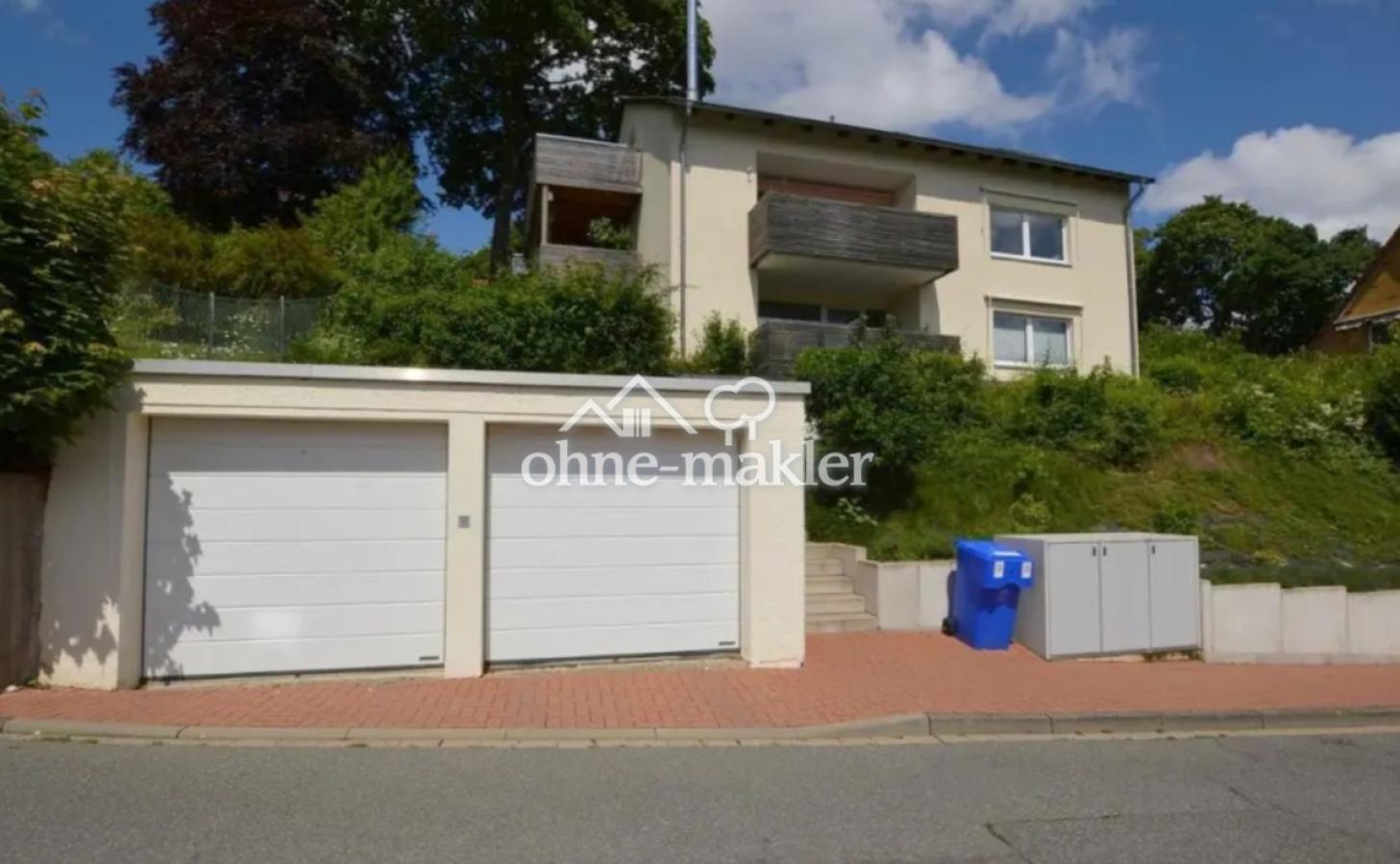 Ansicht Haus & Garagen 