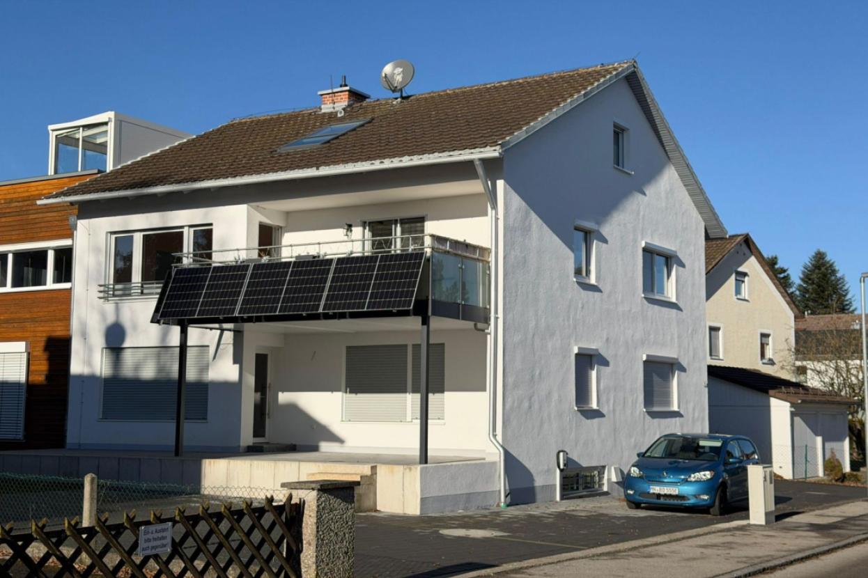 Außenansicht Balkonterrasse Südseite